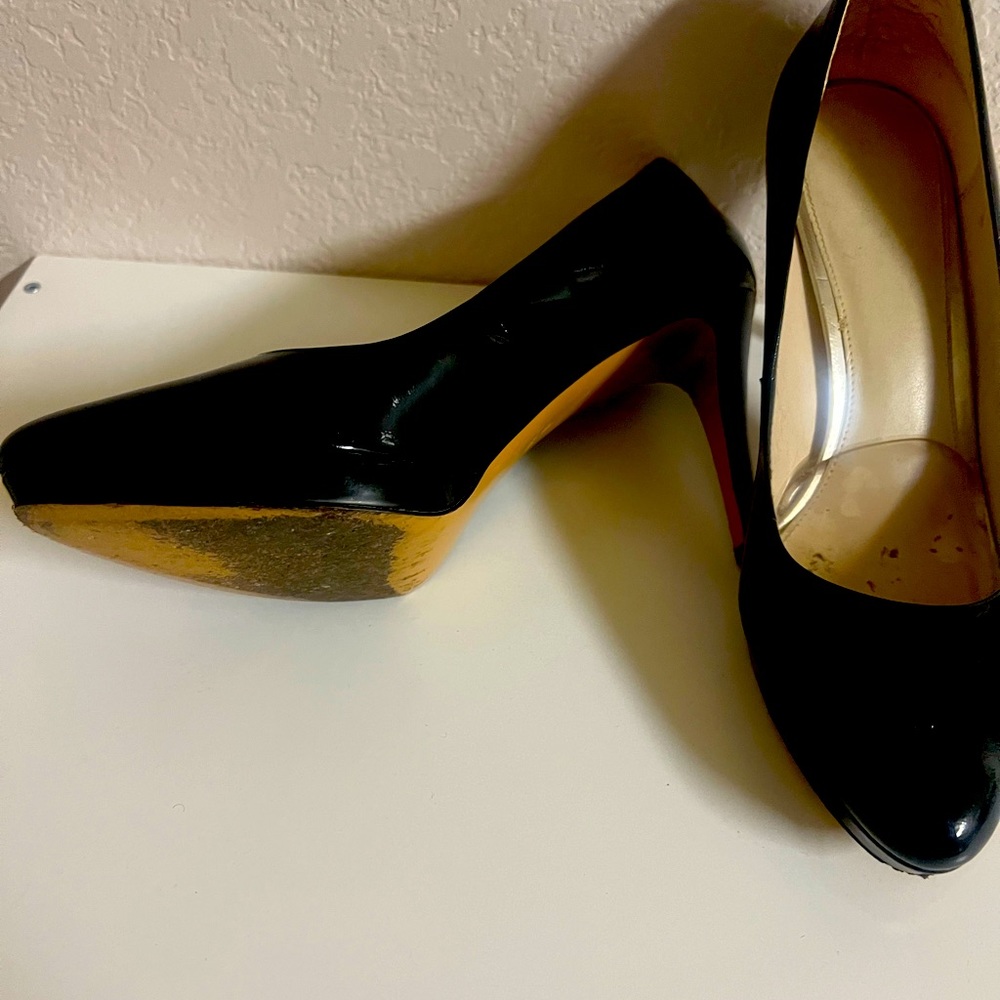 Coach pat and leather pumps